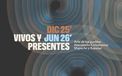 “Vivos y presentes. Arte de los pueblos Atacameño/Lickanantay, Mapuche y Rapanui”–